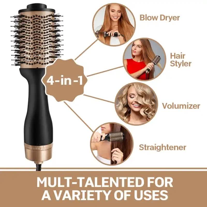 One Step Hot Air & Styler Comb Wall Mounted Professional Hair Dryer