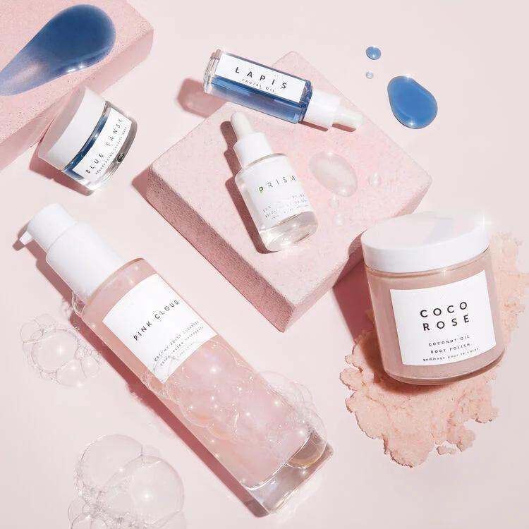 Beauty Cosmetics Skin Care Whitening Moisturizing Pink Cloud Skin Care Set