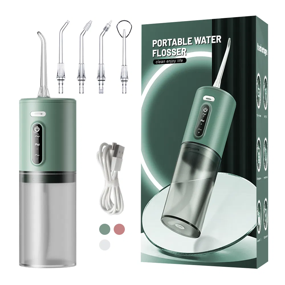 Waterproof Ipx7 Rechargeable Dental Jet Cordless Tooth Care Electric Oral Irrigator Teeth Whitening Cleaning Water Flosser