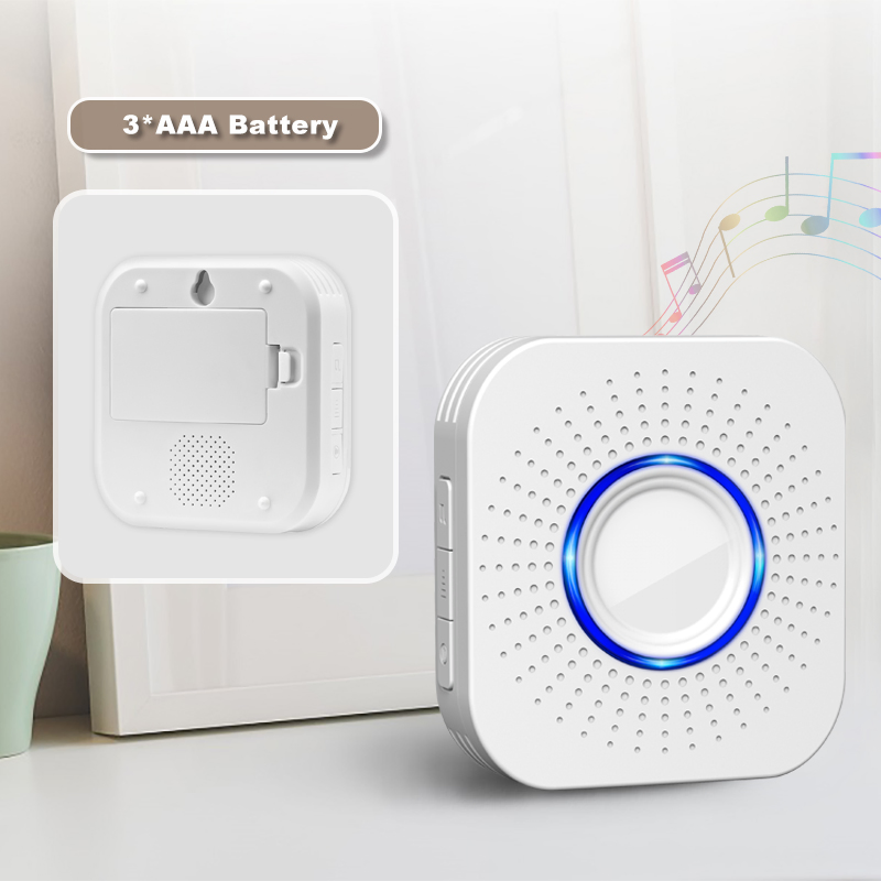 Battery Powered Wireless Doorbell Chime for Home