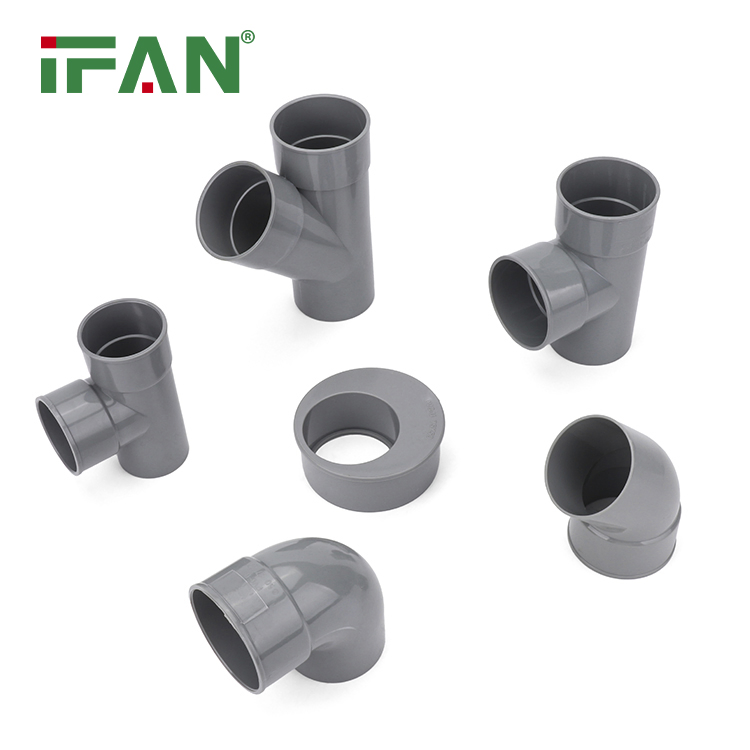 Ifan High Pressure Fittings UPVC 50-125mm Plumbing Fittings PVC Water Drain GB Bush UPVC Fitting