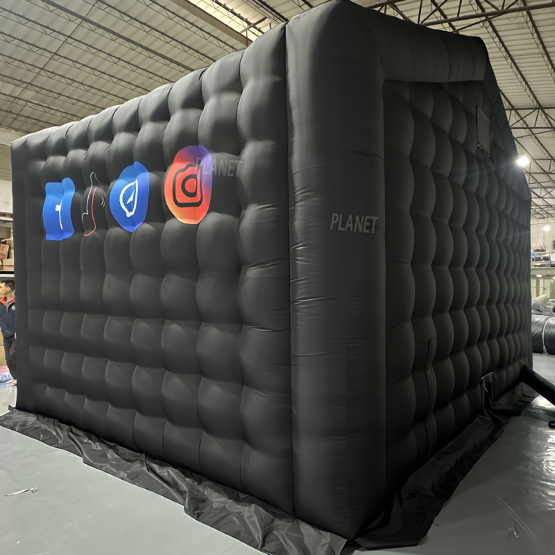 Giant Portable Square Inflatable House Disco Light LED Cubes Tents