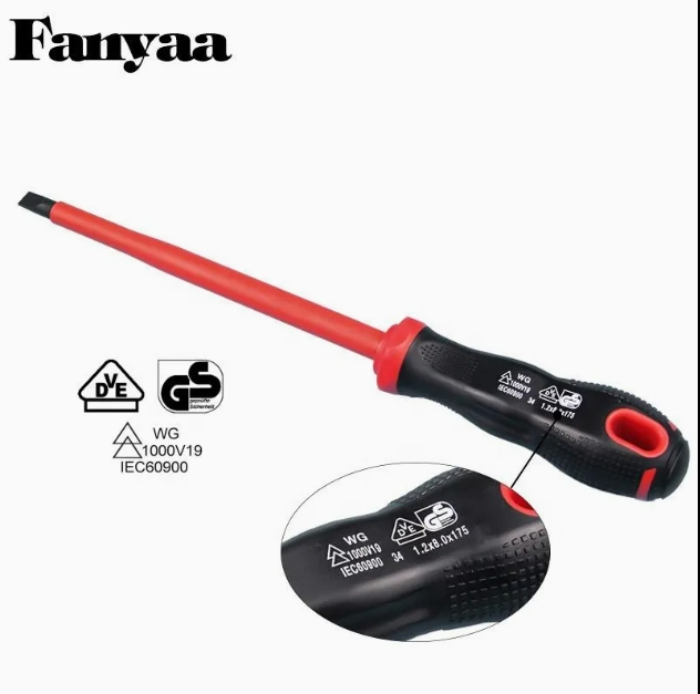 Отвертка электрика VDE GS с гарантией 1 год