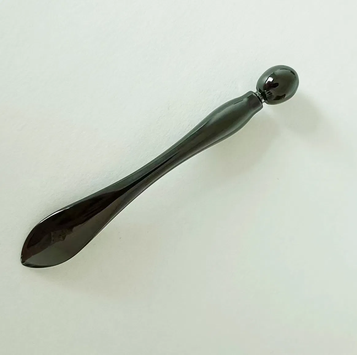 Gold Silver Spatulas Beauty Skin Care Metal Spatula Facial Cream Mini Cosmetic Spoon