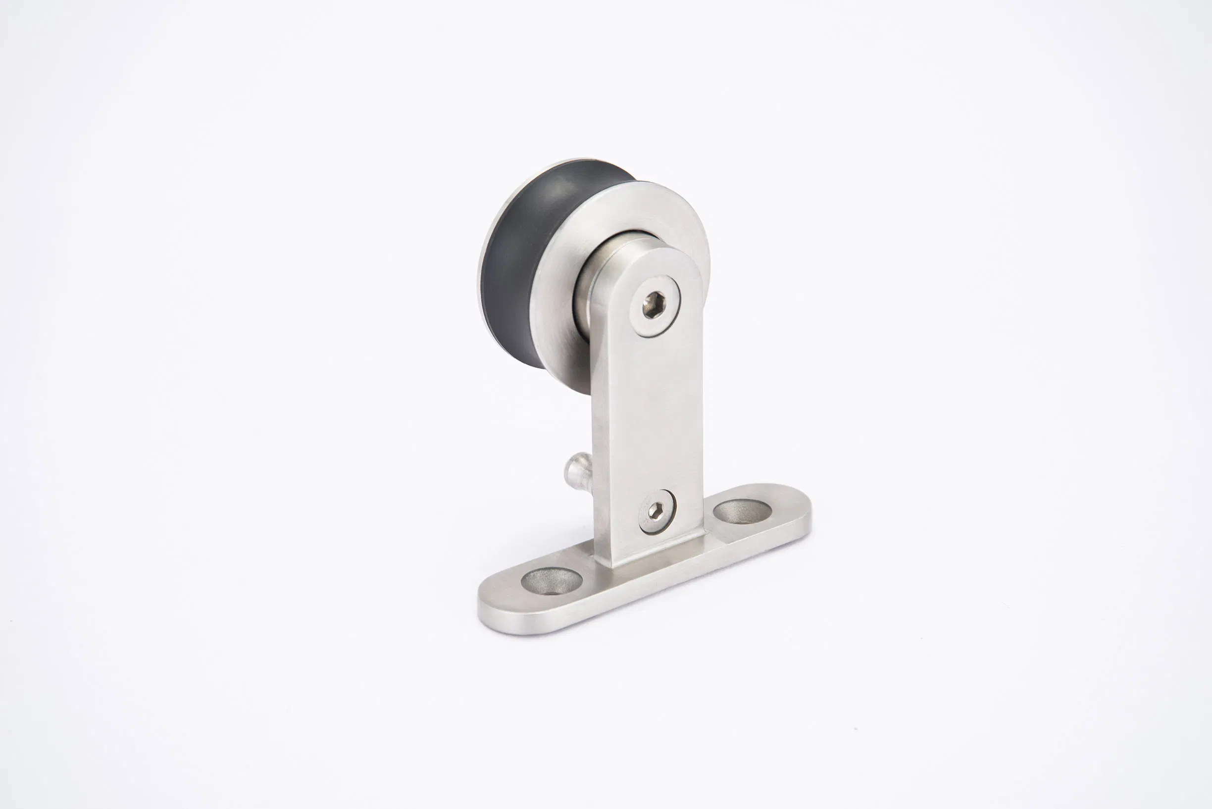Tube Track Stainless Steel Top Mounted Sliding Door Hardware Kit