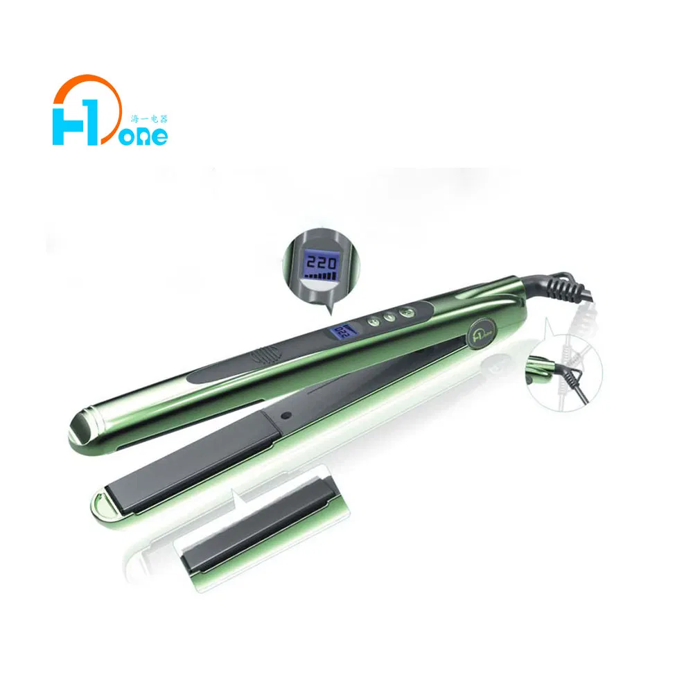 Aluminium/Titanium Plate CE RoHS Certificated Hair Straightener with Mch Heating Elements Hair Styling Flat Iron