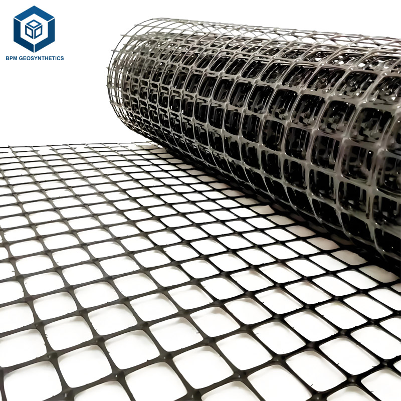 Uniaxial Biaxial Geogrid Fabric Plastic Geogrid Installation Slope Stabilization in Philippines
