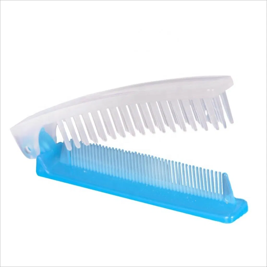 Wholesale Custom portable Plastic Folding Comb Travelling Home Use