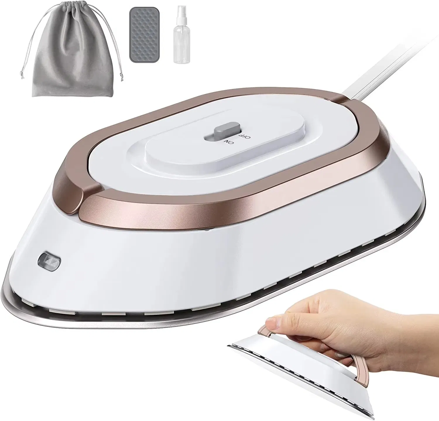 Hot Sale Electric Steam Iron Portable for Clothes Garment Steamer Auto-off Feature Ceramic Soleplates for Household Hotel Use for Versatile Home Furniture