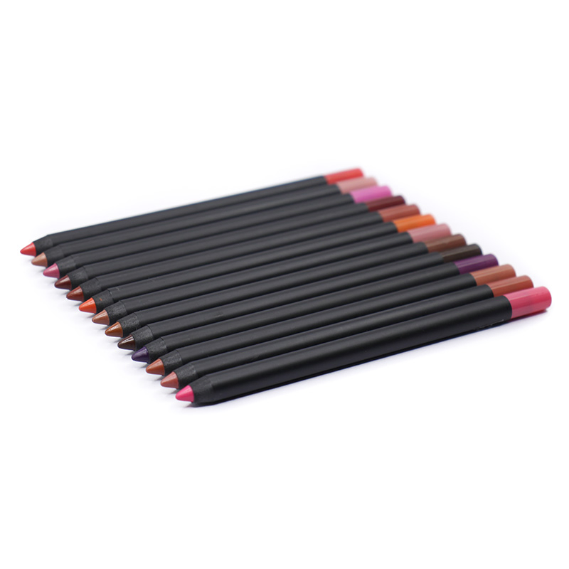 Matte Red Nude Dark Brown Creamy Waterproof Lip Liner Pencil Manufacture