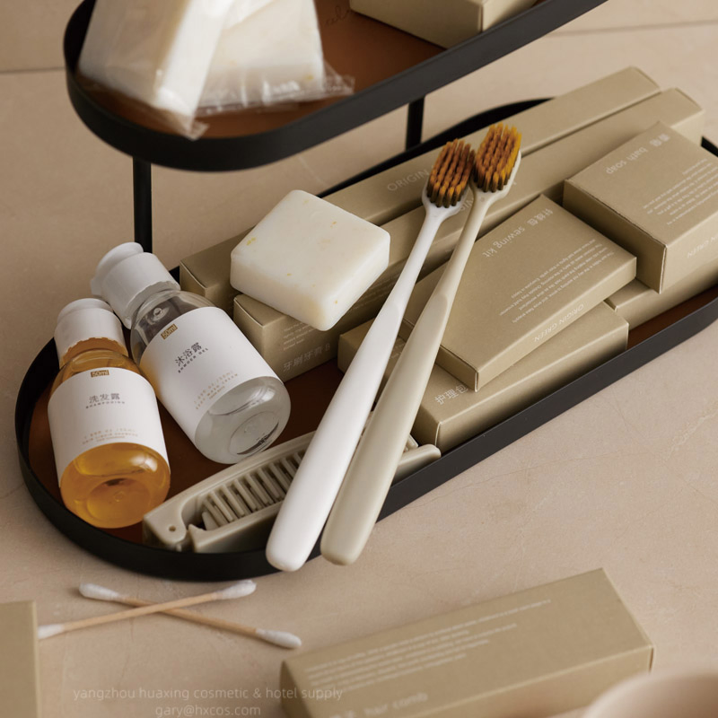 Premium Hotel Toothbrush Set with Custom Logo and Toothpaste