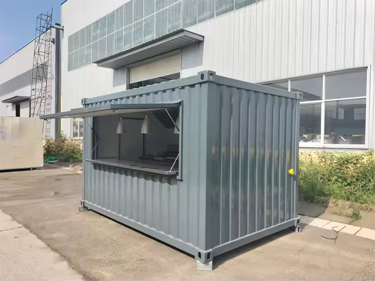 20FT New Build Small Business Modular Container Kitchen Cafe Bespoke Coffee Shop Container