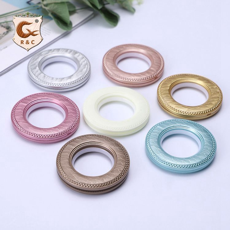 Manufacturers Easy-to-Use Window Curtain Rod Accessories Plastic Eyelet Curtain Ring
