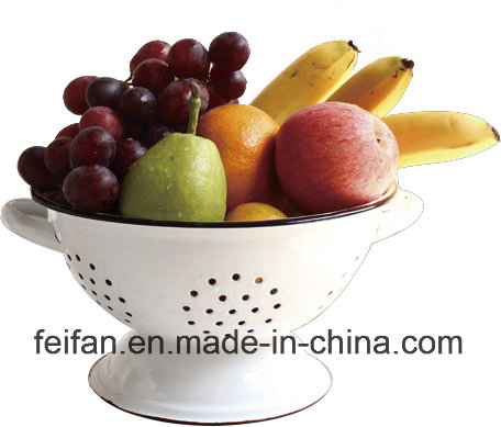 Enamel Fruit Bowl/Fruit Bucket/Vegetable Bowl