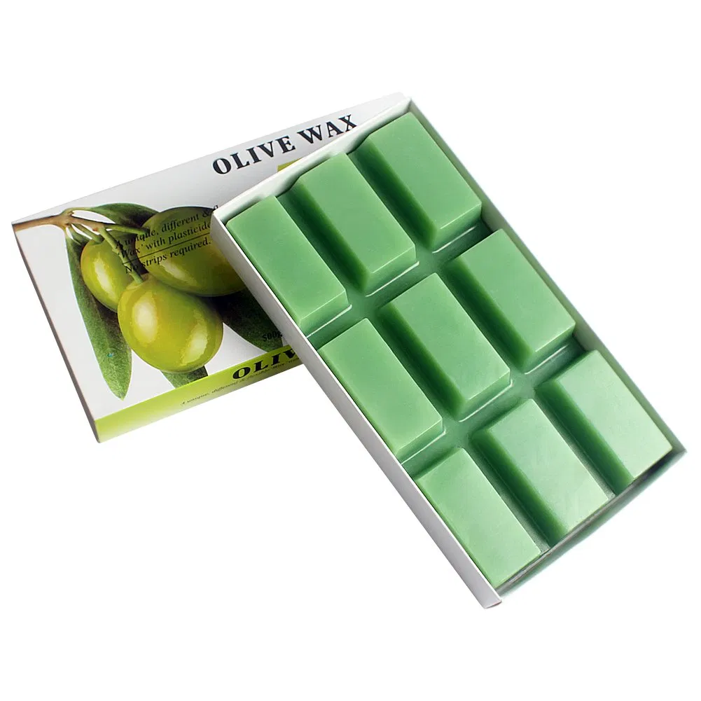 500g Hot Film Olive Hard Wax Block No Strips Hair Removal
