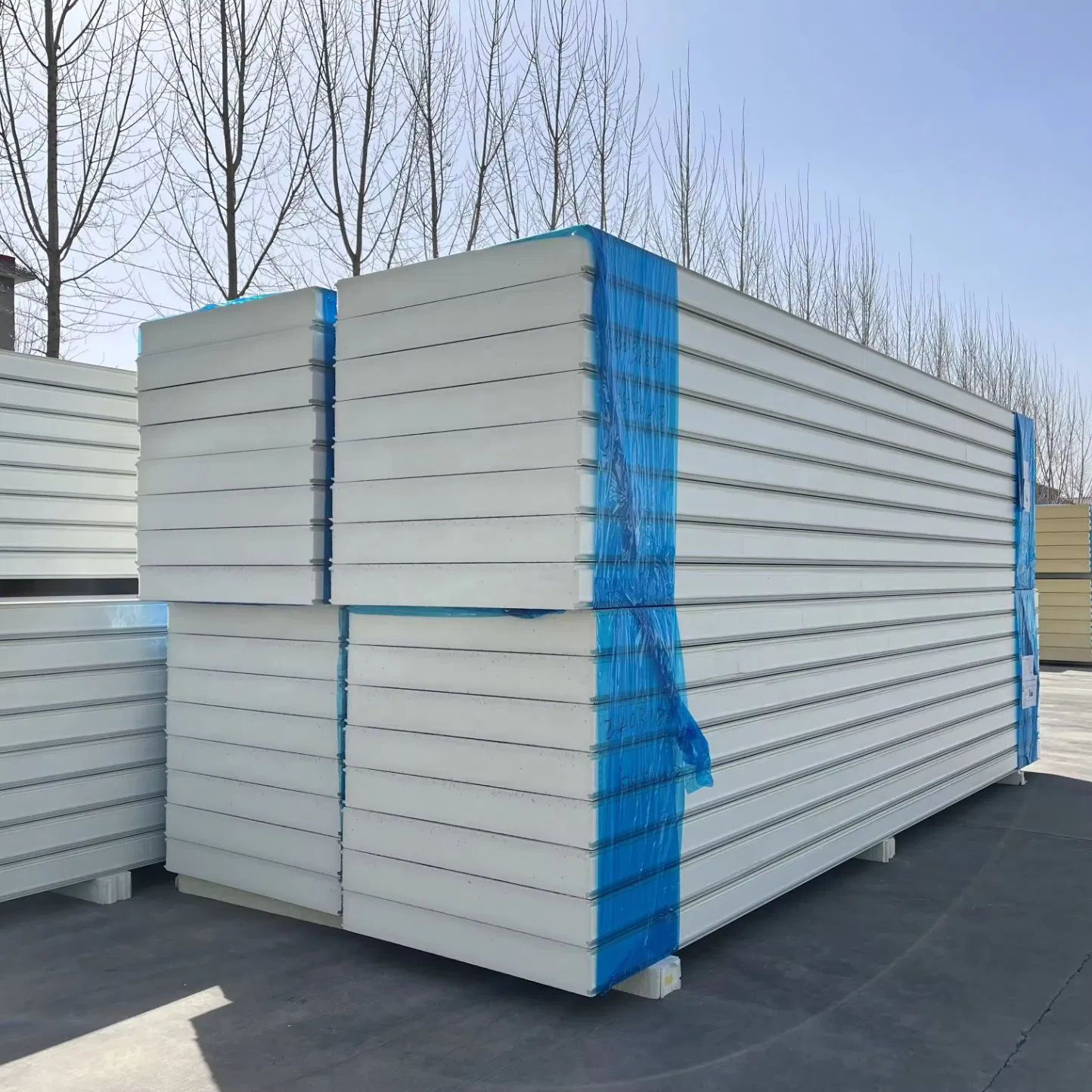75mm CE Certified for Cold Storage, Custom Size Eco-Friendly PU Sandwich Panel
