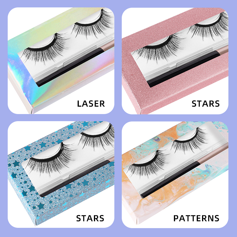 3D 5D 25mm Mink Eyelashes with Customized Logo Free Paper Packaging Box