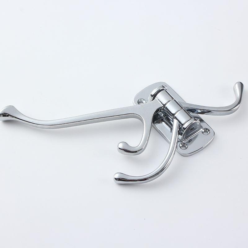 Zinc Alloy Modern Hanging Coat Wall Rotating Clothes Hook for Hotel