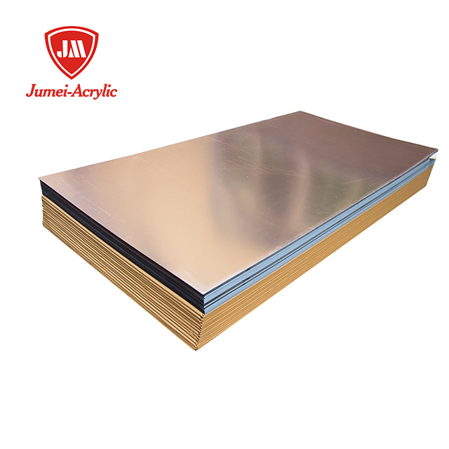 High-Quality 4X6FT Silver Gold Rose Mirror Acrylic Panels for Crafting