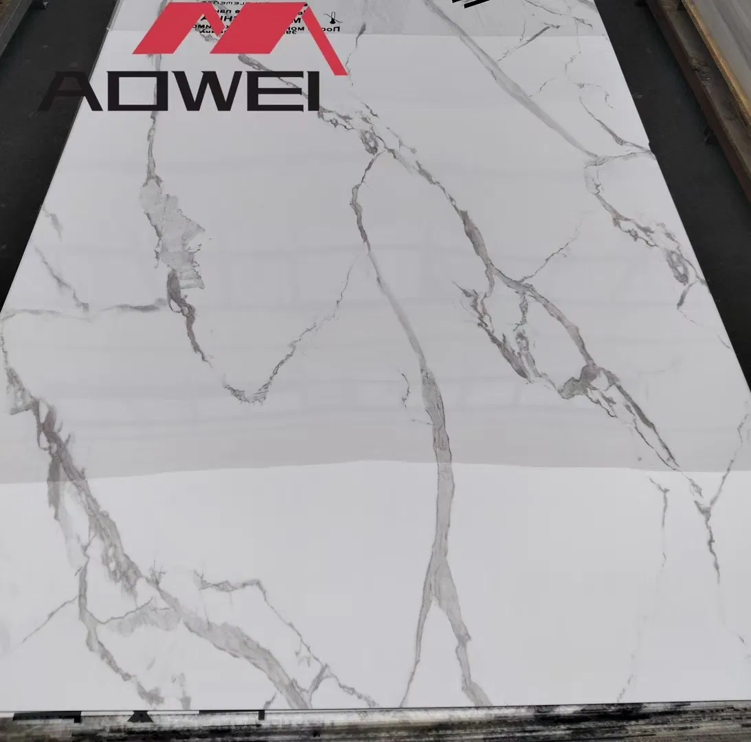 Premium High Gloss 3D Marble PVC Sheets for Elegant Interiors