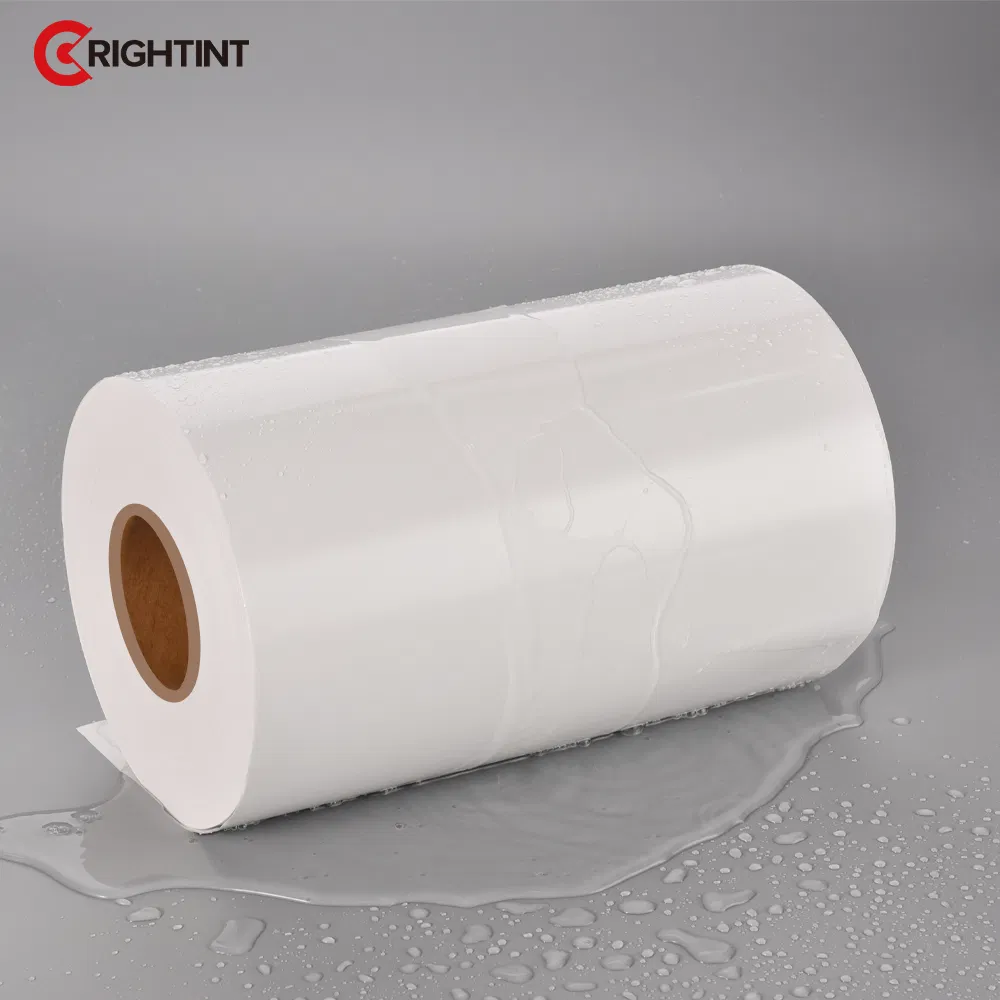 Customized material de papel roll rollo jumbo sticker paper