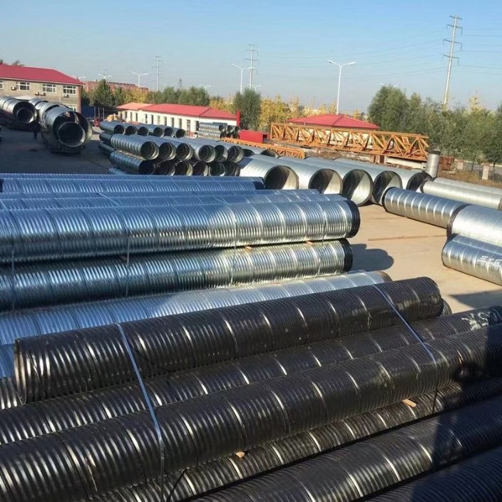 Spiral Corrugated Pipe Round Corrugated Steel Culvert Pipe
