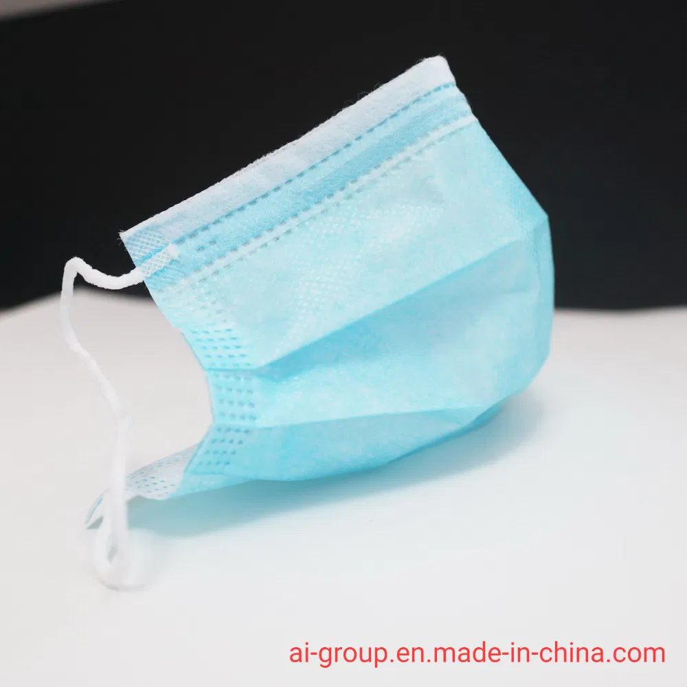 Face Mask Disposable ISO Manufacturer Non Woven 3 Ply Face Mask