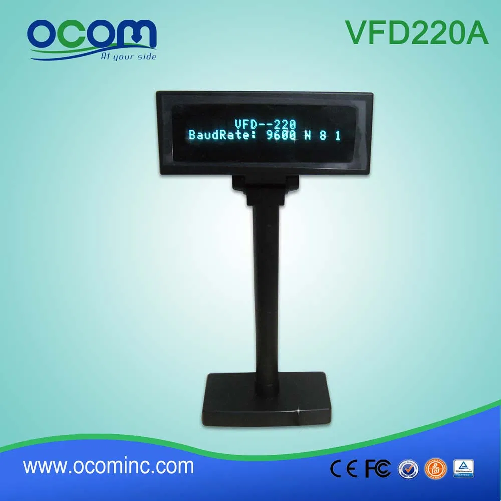2 Line VFD Display Driver Available Customer Display for POS System