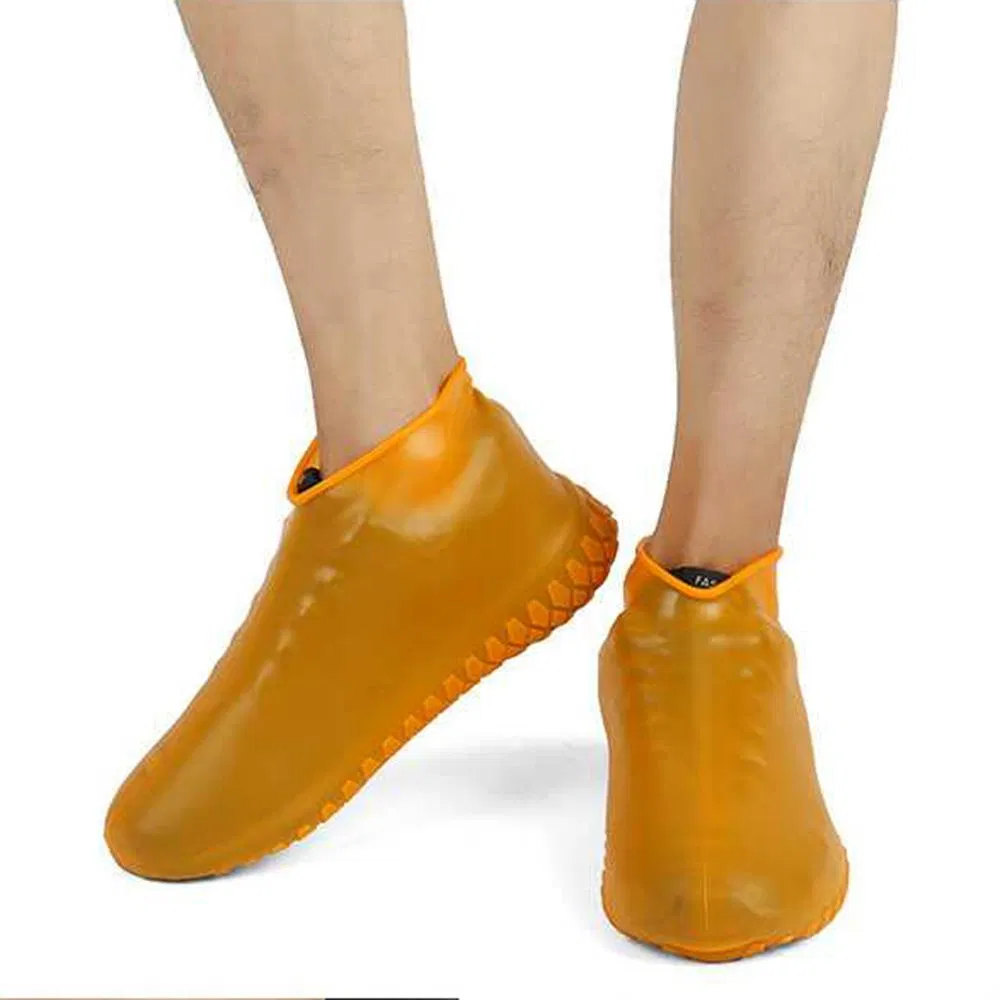 30% off OEM/CE Certification Rain Coat Silicone Shoe Cover Durable Waterproof Outdoor Anti-Slip Reusable Rubber Waterproof Shoe Cover