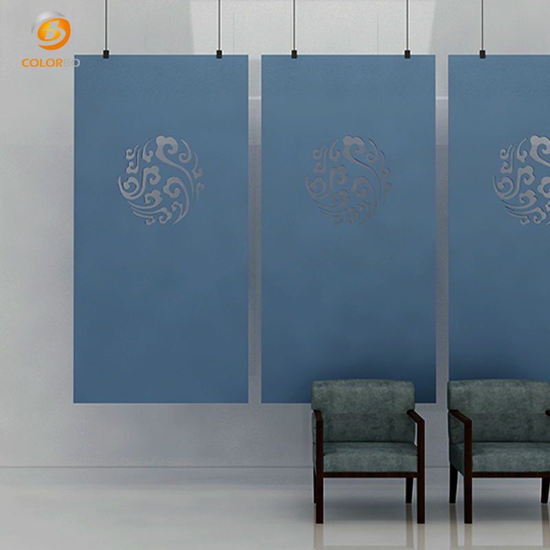 Hanging furniture Acoustic PET Screen For Office