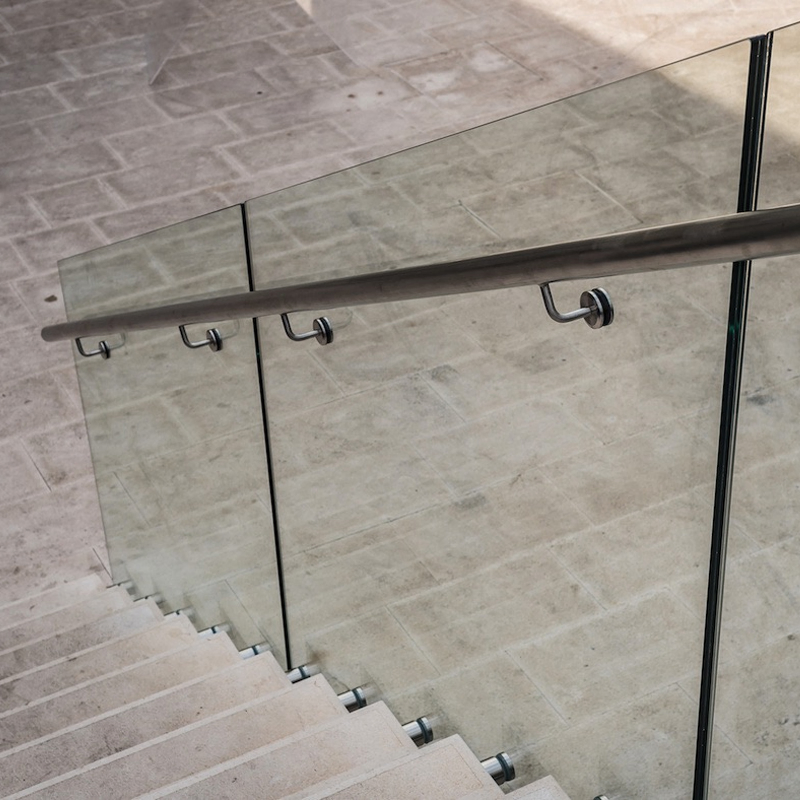 304 316 Stainless Steel Glass Railing Balustrade Pool Frameless Railing Design for Balcony and Stair Handrail Post