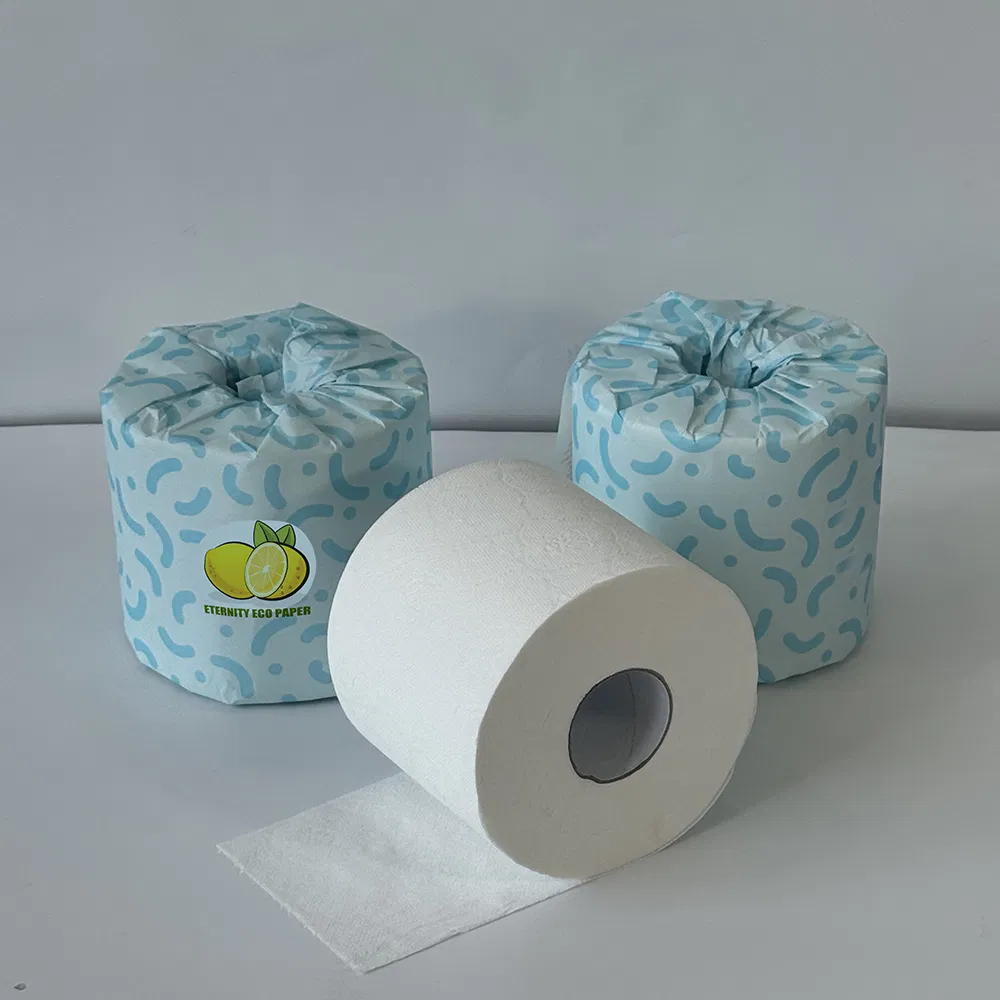Quality Supplier OEM Various Fashionable Packaging Bamboo Pulp Toilet Tissue Paper Roll