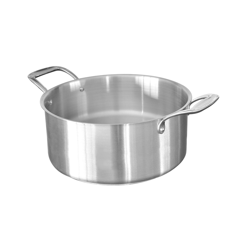 Высокая эргономичная кастрюля из нержавеющей стали с ручками
