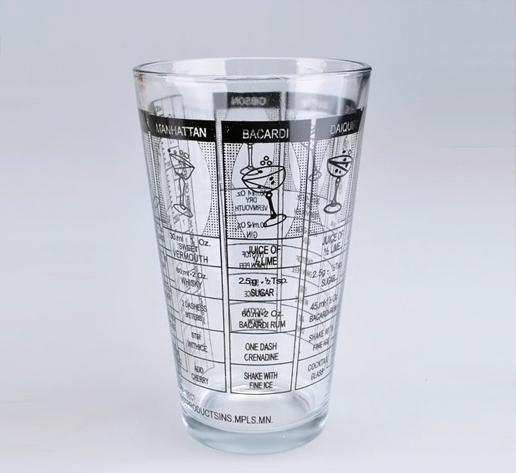 Бостонский шейкер с резиновым покрытием, 450/700 мл