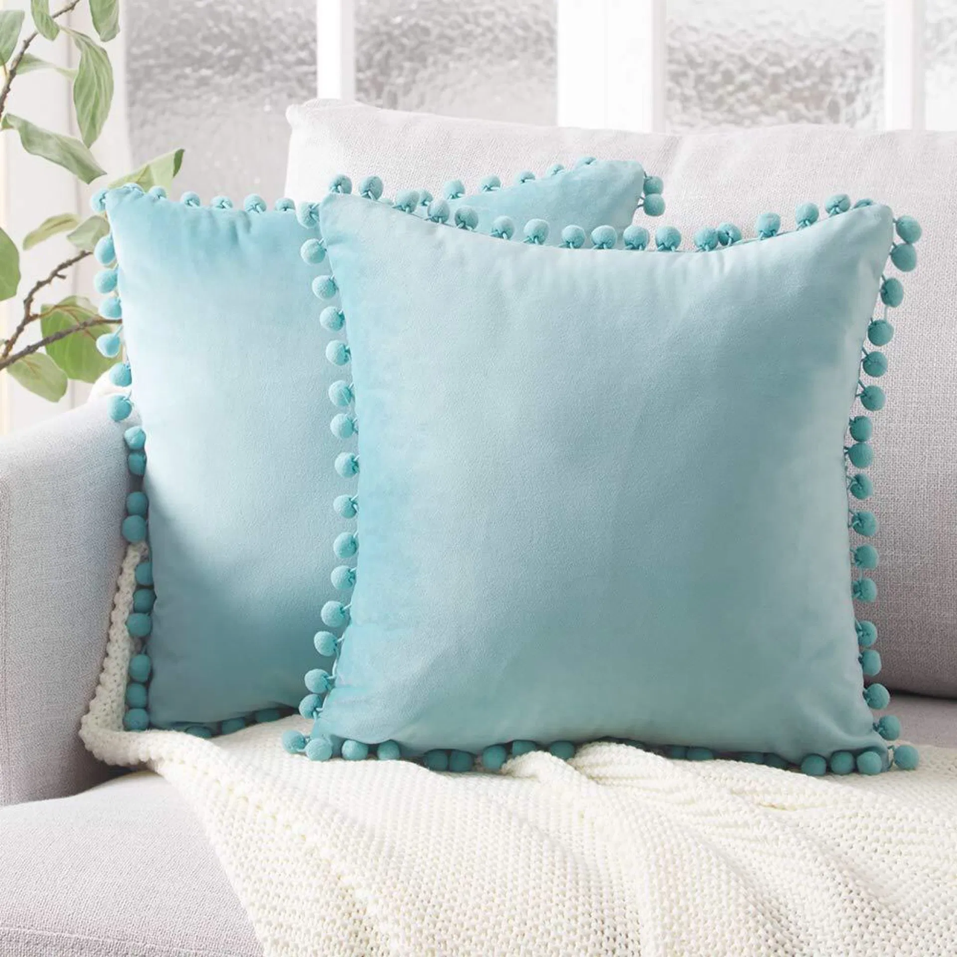 Luxury Bohemian Cushion Cover for Living Room, Farmhouse Decorative Throw Pillow Covers