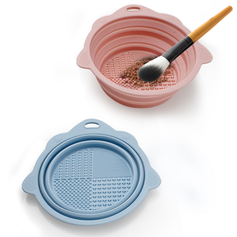 Makeup Brush Cleaning Bowl Brush Cleaner Silicone Makeup Cleaning Mat Silicone Makeup Brush Cleaning Bowl