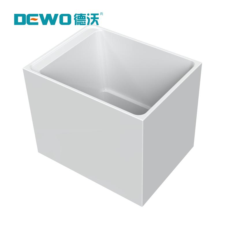 Small Mini Sanitary Ware Seamless Freestanding Acrylic Soaking Bathtub for Baby&Children