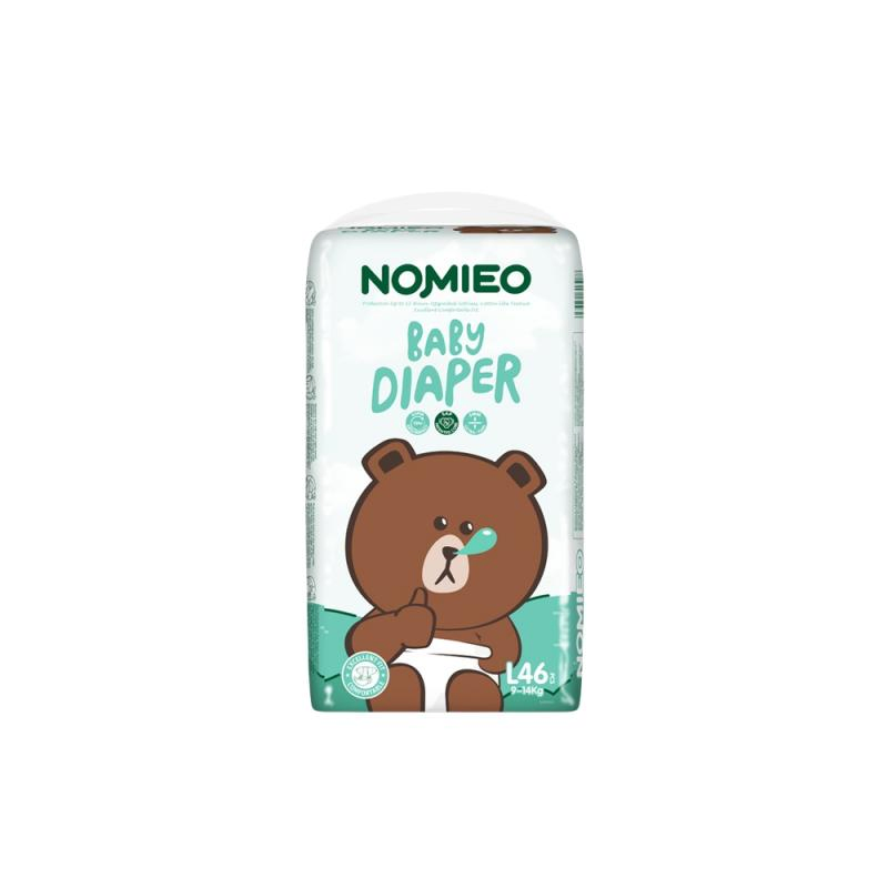 Ультратонкие подгузники Nomieo для детей 6-12 месяцев