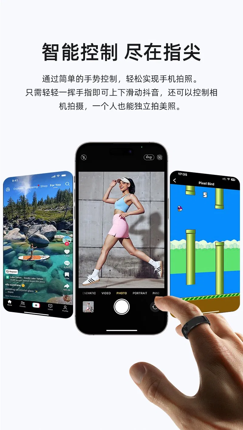 Умное кольцо с мониторингом здоровья и NFC