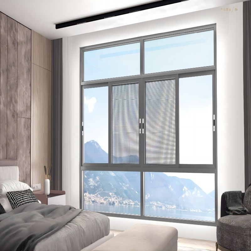 Door Window Hardware Heat Insulation Anti Noisy Window Aluminium Windows Double Glazed Sliding Window