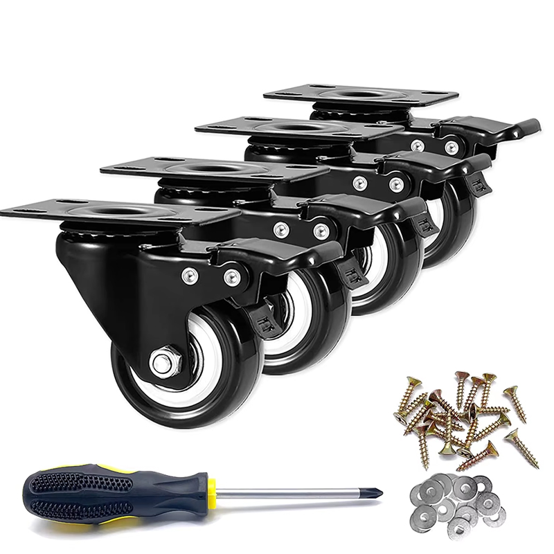 Heavy-Duty Rubber Swivel Caster Wheels Offer Durable Performance in Industrial Applications