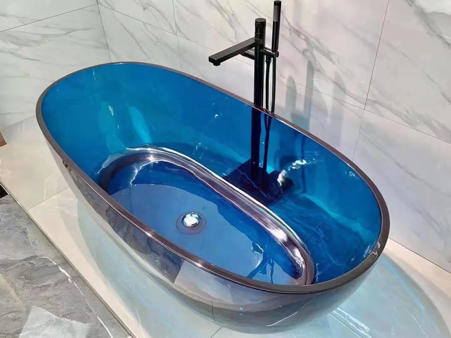 Transparent Acrylic Freestanding Bath Tubs for Bathroom