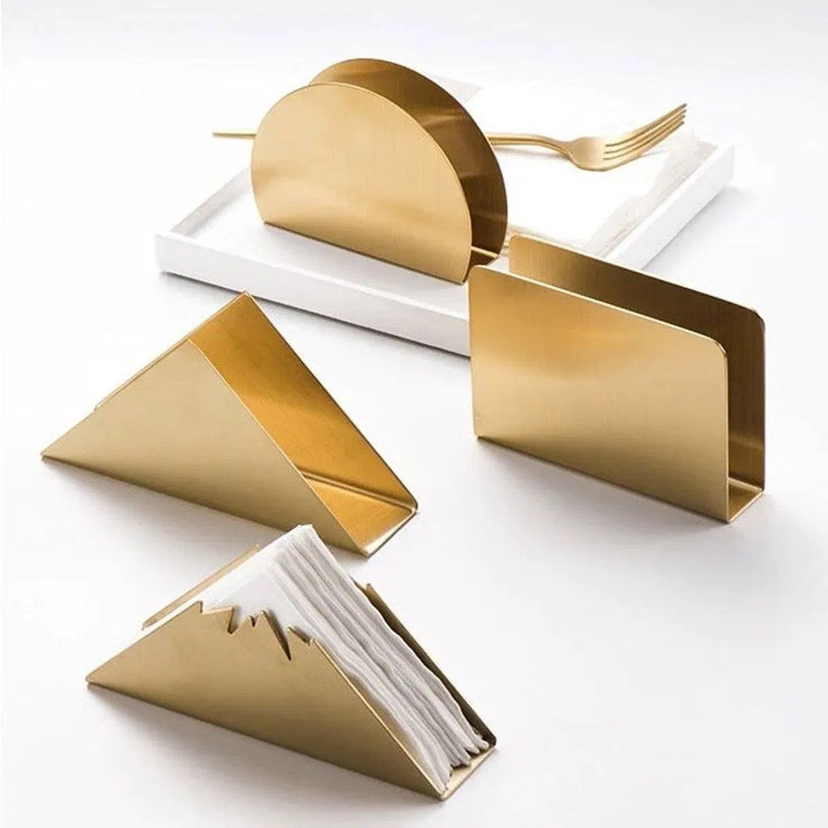 Elegant Satin Coated Tissue Box Holder for Modern Office Environments