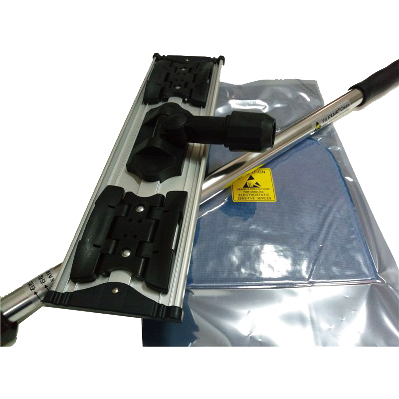 Antistatic Dust Remove Microfiber Cleanroom Mop Heads Flat ESD Mop