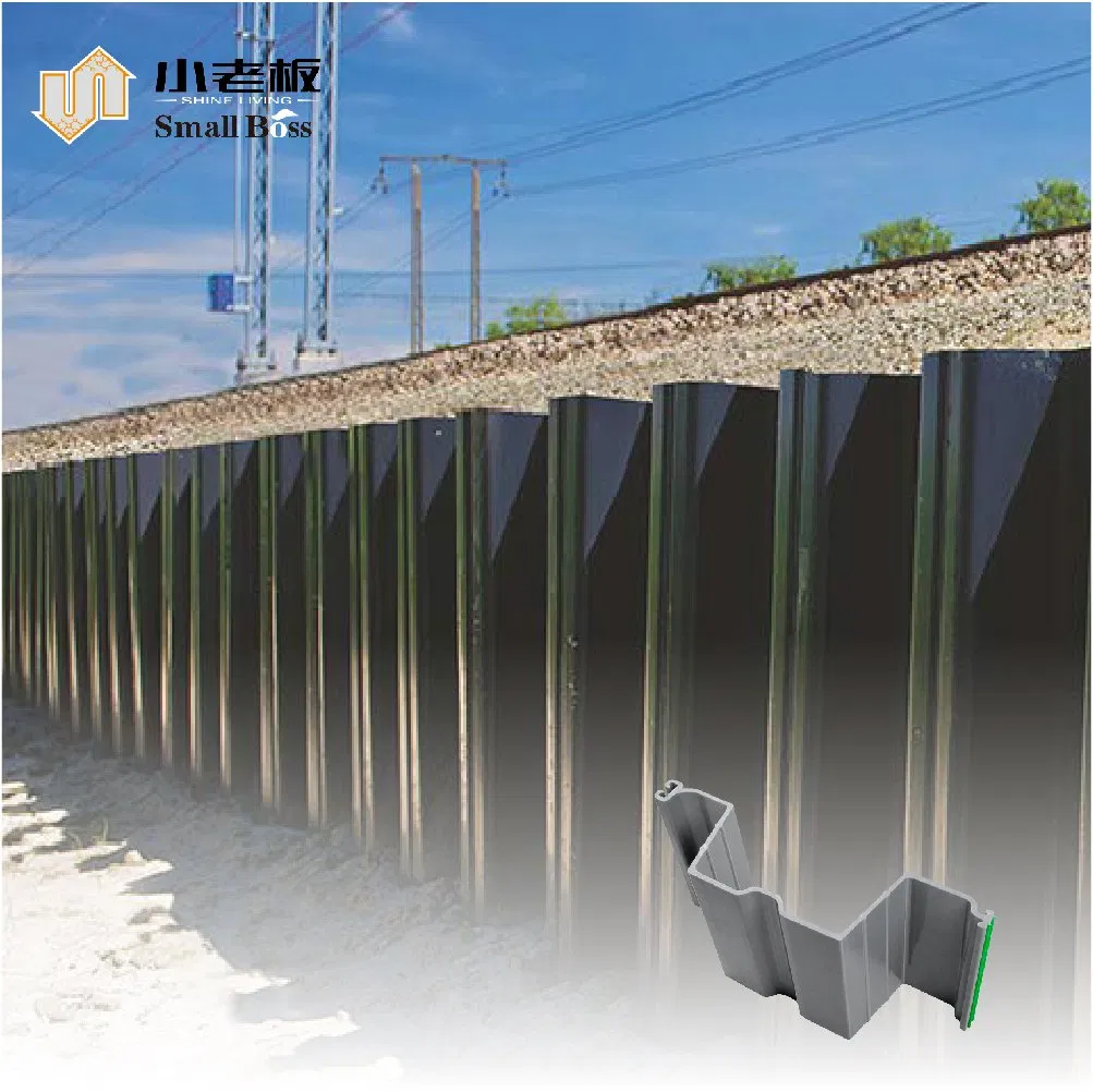 Vinly Sheet Pile PVC Sheet Pile for Cut-off System U Type Sf718