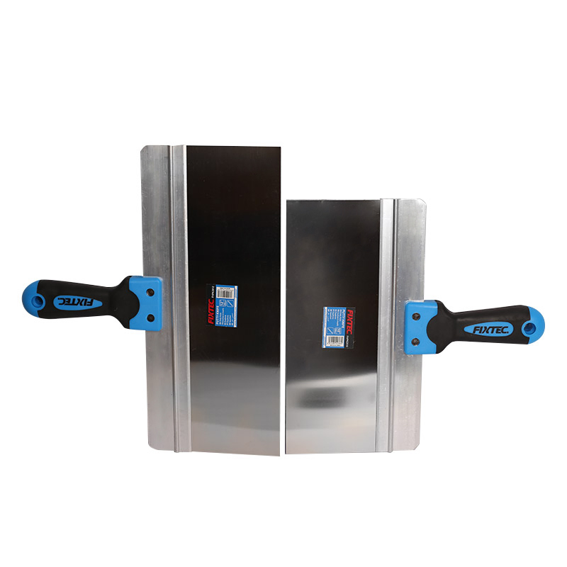 Fixtec New Design Wall Putty Tools Stainless Steel Wide Head Plastic Handle 10" 12" Putty Knife