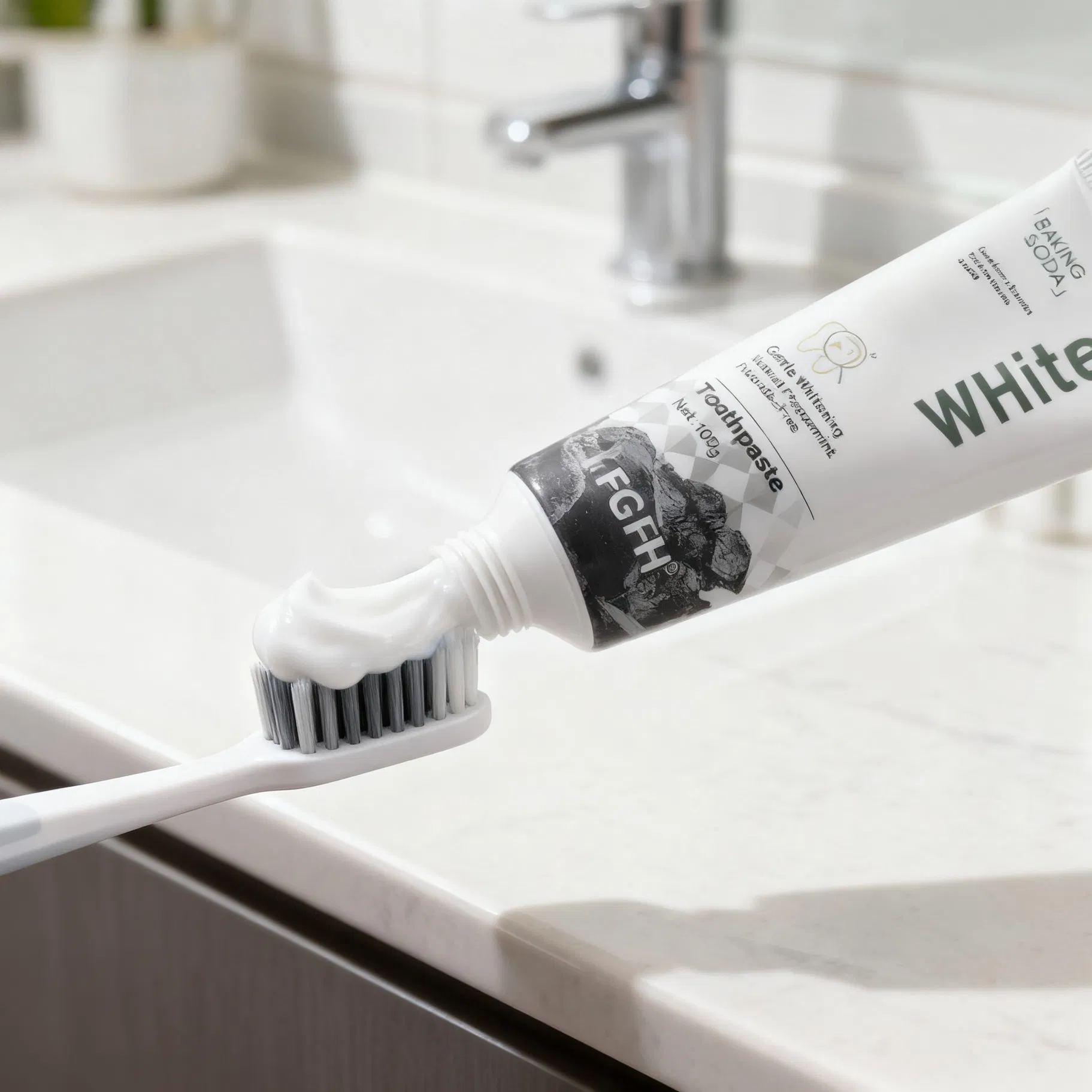 Отбеливающая зубная паста с содой, 100г