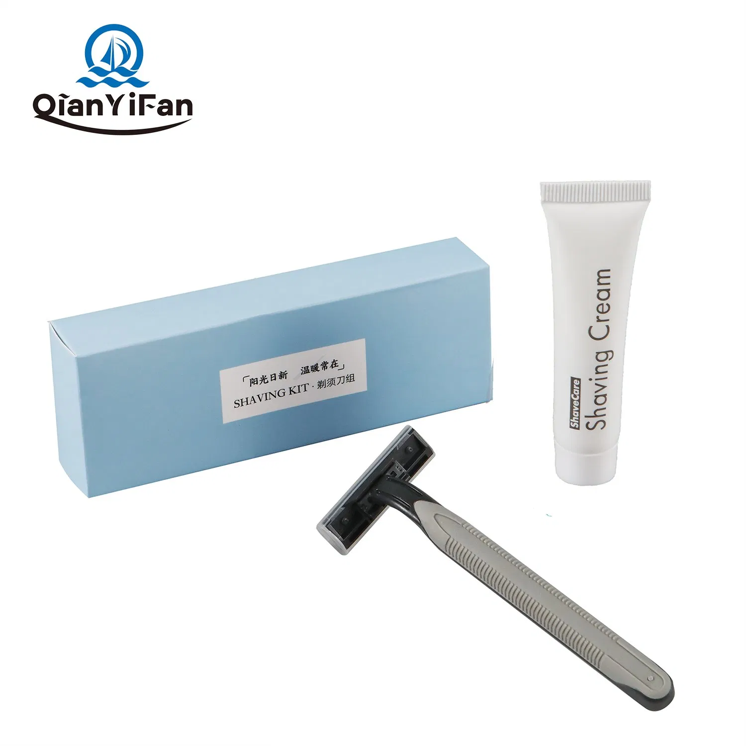 Men's Double-Blade Razor Stainless Steel Disposable Plastic Men's Shaving Razor Multi-Function Portable Razor Bath Hotel Travel