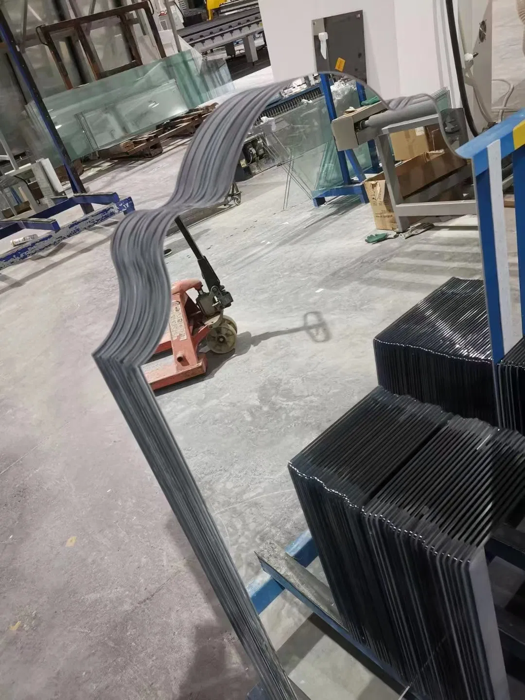 4mm Bevel Edge Frameless Gold Bronze Tinted Float Glass Mirror for Wall Decorative