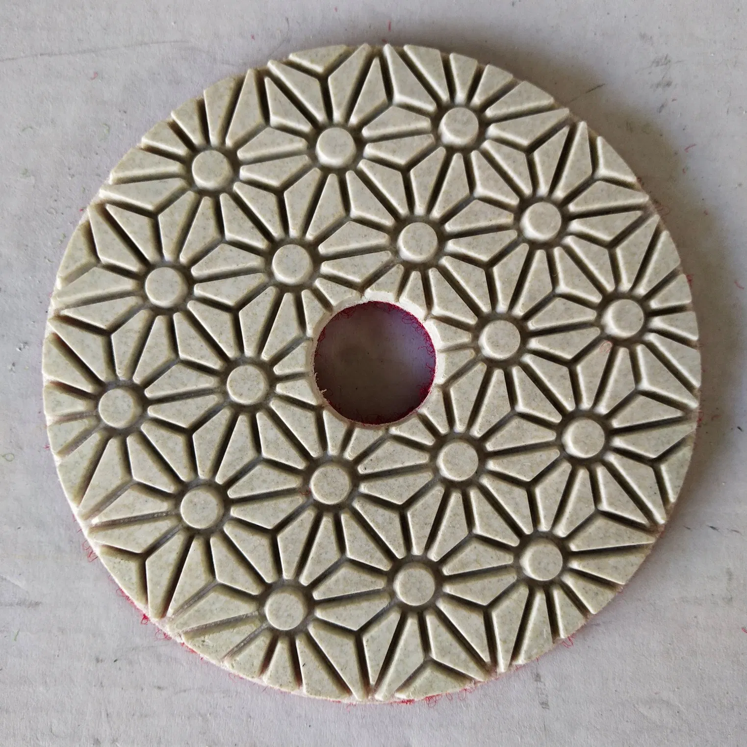 Алмазная полировальная подушка 100мм 3 шага, белая, мокрая